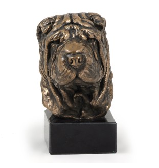 Shar Pei głowa na kamieniu Art-Dog